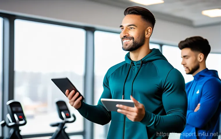 생활체육지도사 교육 프로그램 설계 - Image Prompt 1: The Knowledgeable and Empathetic Coach**