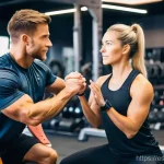 Home 2 생활체육지도사와 새로운 운동 기법 - **Prompt 1: Personalized Coaching for Optimal Form**
"A professional female fitness coach, in he...